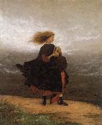 Eastman Johnson The Girl I left behind me oil painting